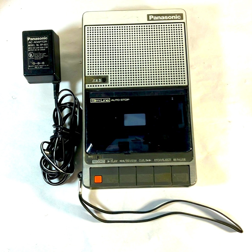 Experience high-quality Japan-made audio with this Panasonic Slim Line Cassette